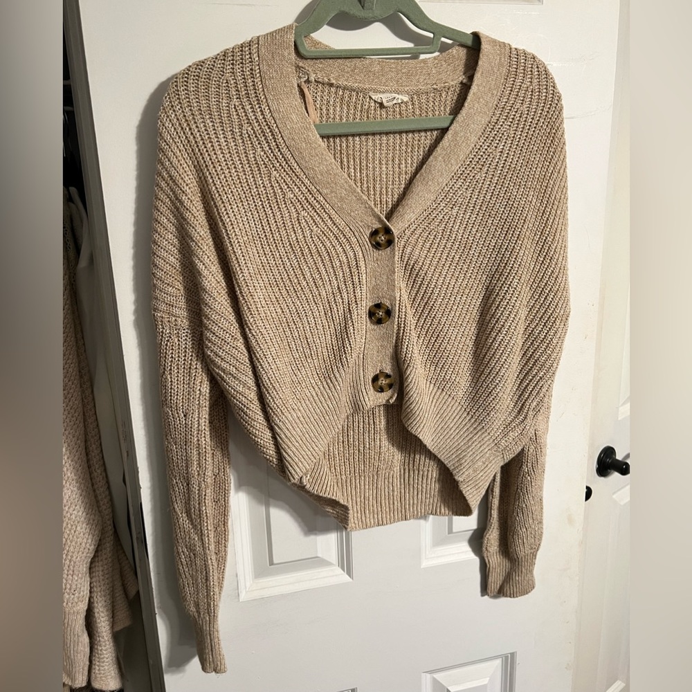 garage tan sweater